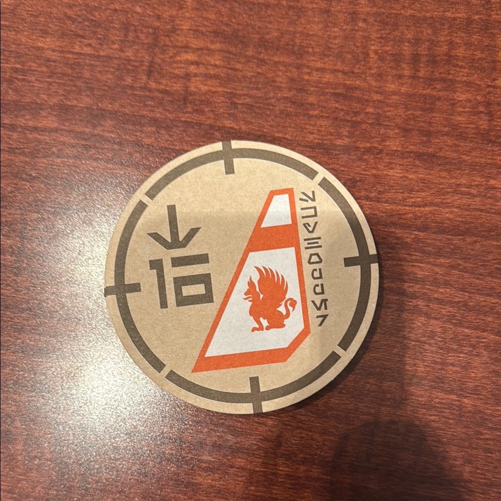Star Wars Coaster with Mandalorian Design